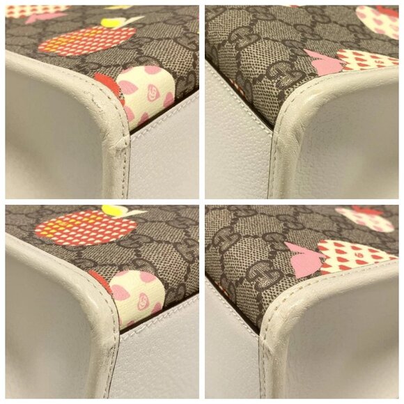 GUCCI GG Supreme/Repom Beige Dark Brown Multi PVC Leather - Tote Bag 1144-072325 - Picture 6 of 14